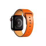 Apple Watch 38mm Kr415 Luaz Deri Kordon (saat Değildir) - Turuncu