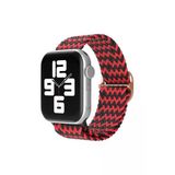 Apple Watch 38Mm Star Kordon - Zigzag Kırmızı-Siyah