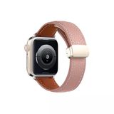 Apple Watch 38Mm Uyumlu Kr414 Daks Deri Kordon (Saat Değildir) - Pembe