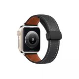 Apple Watch 38Mm Uyumlu Kr414 Daks Deri Kordon (Saat Değildir) - Siyah