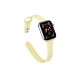 Apple Watch 40 Mm Uyumlu Silikon Kordon Watch 2/3/4/5/6/7/8/Se/Ultra Azn-Klasik