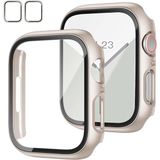 Apple Watch 40MM 4-5-6 SE Seri Uyumlu Starlight 360 Derece Koruma ve Temperli Cam Ekran Koruyucu