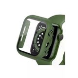 Apple Watch 40Mm Camlı Kasa Ekran Koruyucu - Koyu Yeşil-(5796)