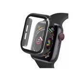 Apple Watch 40mm Camlı Kasa Ekran Koruyucu - Siyah