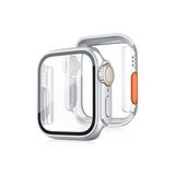 Apple Watch 40MM Watch 49MM Kasa Dönüştürücü ve Ekran Koruyucu - Çöl TITANYUM-(5796)