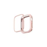 Apple Watch 41Mm Kasa Koruyucu Moduo Serisi Değiştirilebilir 2'Li Çerçeve Pink