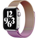 Apple Watch 42 mm Metal Mıknatıslı Kordon Watch 2/3/4/5/6/7/8/se/ultra Azn-Metal