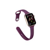 Apple Watch 42 Mm Uyumlu Silikon Kordon Watch 2/3/4/5/6/7/8/Se/Ultra Azn-Klasik