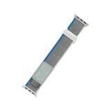 Apple Watch 42mm Alice Kumaş Kordon - Mavi-gri