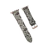 Apple Watch 42mm Creeper Desenli Kordon - Siyah