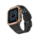 Apple Watch 42mm Kr401 Silikon Kordon - Siyah-rose
