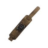 Apple Watch 42mm Nl17 Deri Kordon - Kahverengi
