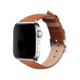Apple Watch 42mm Nl26 Deri Kordon - Taba
