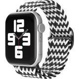 Apple Watch 42Mm Star Kordon - Zigzag Siyah-Beyaz