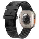 Apple Watch 42Mm Uyumlu Krd-25 Metal Hasır Kordon