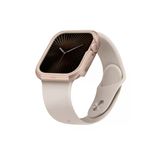 Apple Watch 42Mm Uyumlu Valencia Serisi Alüminyum Tpu Kasa 360 Tam Koruyucu Kapak Gold
