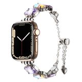 Apple Watch 42Mm Zore KRD-115 Renkli Taş Tasarımlı Kordon