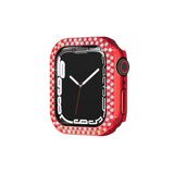 Apple Watch 44Mm Taşlı Kasa - Kırmızı-(5796)