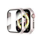 Apple Watch 4/5/6/Se Seri 44mm ile Uyumlu Kasa ve Ekran Koruyucu 360 Koruma Kapak Starlight