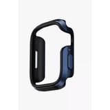 Apple Watch 45Mm Kasa Koruyucu Metalik Görünüm Valencia Serisi Camlı Kasa Blue