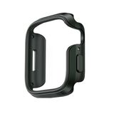 Apple Watch 45Mm Kasa Koruyucu Metalik Görünüm Valencia Serisi Camlı Kasa Green