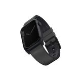 Apple Watch 49Mm Ultra 2/1 - 46Mm Seri 10 - 45Mm Seri 9/8/7 - 44Mm Seri Se2/Se/6/5/4 Deri Kordon Grey