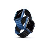 Apple Watch 49Mm Ultra 2/1 - 46Mm Seri 10 - 45Mm Seri 9/8/7 - 44Mm Seri Se2/Se/6/5/4 Kordon Kayış Blue Black
