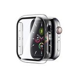 Apple Watch 7 41 Mm Uyumlu Kasa Ve Ekran Koruyucu 360 Tam Koruma Kılıf Şeffaf
