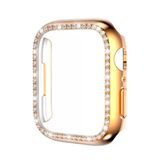 Apple Watch 7 41Mm Saat Ekran Kasa Koruyucu Taşlı Lüxry Zrgard-05