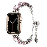 Apple Watch 7 41Mm Zore KRD-115 Renkli Taş Tasarımlı Kordon
