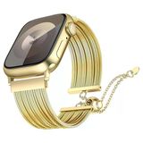 Apple Watch 7 41Mm Zore Krd-137 Metal Hasır Kordon