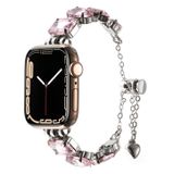 Apple Watch 7 45Mm Zore KRD-115 Renkli Taş Tasarımlı Kordon