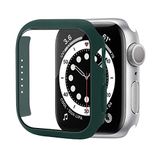 Apple Watch 7 8 41mm ile uyumlu Full Kasa Korumalı Ekran Koruyucu Pembe