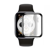 Apple Watch 7 8 41mm Mat ile uyumlu Eko Pet Saat Ekran Koruyucu Siyah