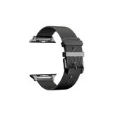 Apple Watch Icin 42 - 44 Mm Metal Hasir Kordon Siyah