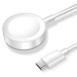 Apple Watch Şarj Cihazı için Manyetik Şarj Kablosu,[USB C Bağlantı Noktası] iWatch Serisi Ultra/10/9/8/7/6/SE/SE2/5/4/3/2[3.3FT/1M], Beyaz