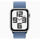 Apple Watch SE 2023 44 mm Gümüş Alüminyum Kasa Spor Loop Akıllı Saat