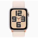 Apple Watch SE 2023 44 mm Yıldız Işığı Alüminyum Kasa Spor Loop Akıllı Saat