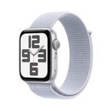 Apple Watch SE 2024 GPS 40 mm Gümüş Alüminyum Kasa Bulut Mavisi Spor Loop Akıllı Saat