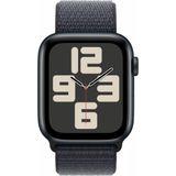 Apple Watch SE 2024 GPS 44 mm Gece Yarısı Alüminyum Kasa Mürekkep Moru Spor Loop Akıllı Saat