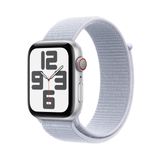 Apple Watch SE 2024 GPS + Cellular 40 mm Gümüş Alüminyum Kasa Bulut Mavisi Spor Loop Akıllı Saat