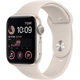 Apple Watch SE GPS 44 mm Yıldız Işığı Alüminyum Kasa Spor Kordon Akıllı Saat