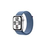 Apple Watch Se Gps 44Mm Gümüş Alüminyum Kasa Ve Buz Mavisi Spor Loop Açık Kutu