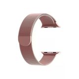 Apple Watch Seri 4 5 6 44 Mm Icin Metal Milanese Kordon Rose