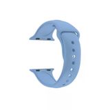 Apple Watch Seri 4 5 6 Icin 40 Mm Small Beden(S/M Size) Silikon Kordon(54 Renk) Cornflower