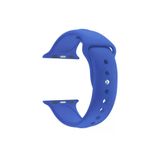 Apple Watch Seri 4 5 6 Icin 40 Mm Small Beden(S/M Size) Silikon Kordon(54 Renk) Gok Mavisi