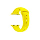 Apple Watch Seri 4 5 6 Icin 40 Mm Small Beden(S/M Size) Silikon Kordon(54 Renk) Sari
