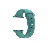 Apple Watch Seri 4 5 6 Icin 44 Mm Small Beden(S/M Size) Silikon Kordon Deniz Mavisi