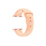 Apple Watch Seri 4 5 6 Icin 44 Mm Small Beden(S/M Size) Silikon Kordon Seftali Turuncu