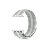 Apple Watch Seri 4 Icin 40 Mm Dokuma Kordon Beyaz Cizgili